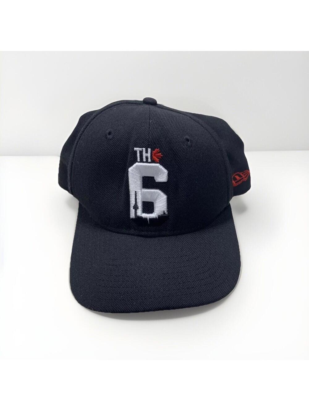 Toronto "6" The North Black Snapback Hat/ Baseball Cap - Good Used Condition